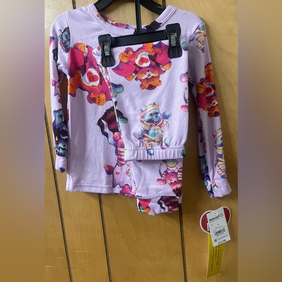 Care Bears Halloween Girls Snug Fit 2-Piece Pajama Set - Picture 2 of 2